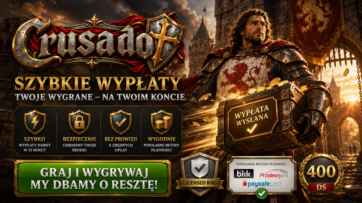 Szybkie wypłaty w Crusado Casino
